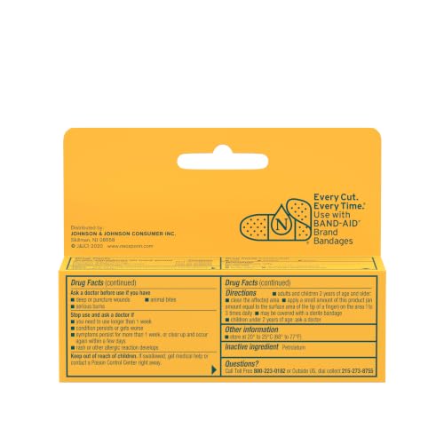 Neosporin Dual Action active ingredients label