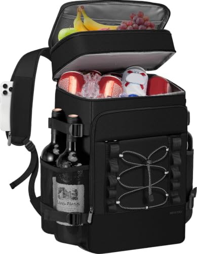 MIYCOO Cooler Backpack 28L Black front view