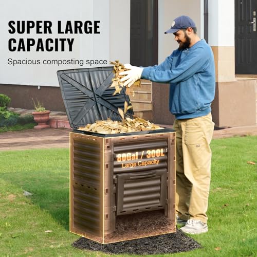 Pull-out bottom door of VEVOR composter