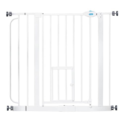Carlson Extra Wide Pet Gate with small pet door