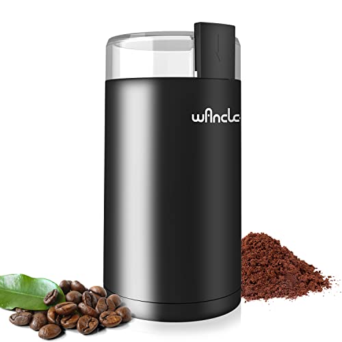 Wancle Electric Coffee and Spice Grinder in black