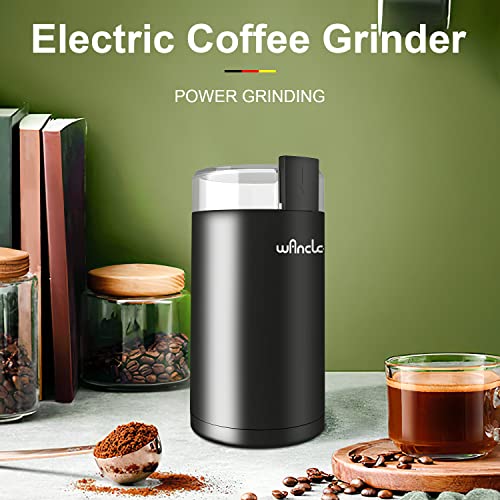 Wancle coffee grinder with included cleaning brush