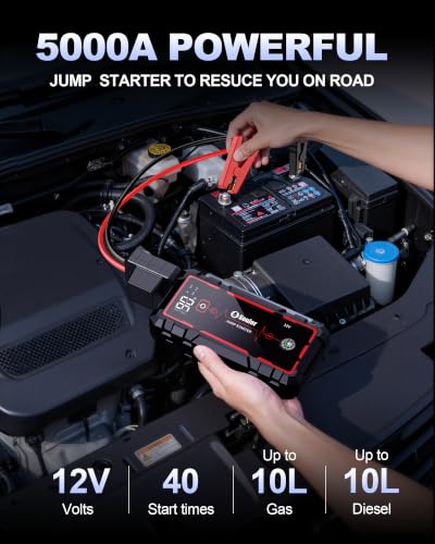 Soulor CY20 jump starter LCD screen display