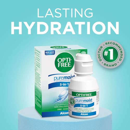 Opti-Free Puremoist bottle with cap closed