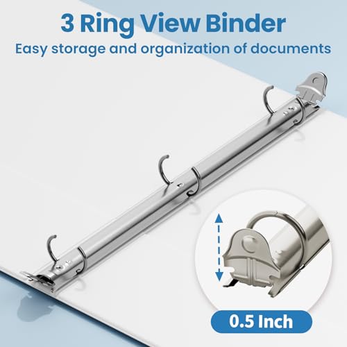 Close up of 3-ring binder metal mechanism