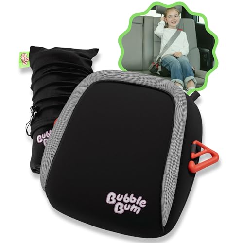 BubbleBum Inflatable Travel Booster Car Seat Black Single Pack
