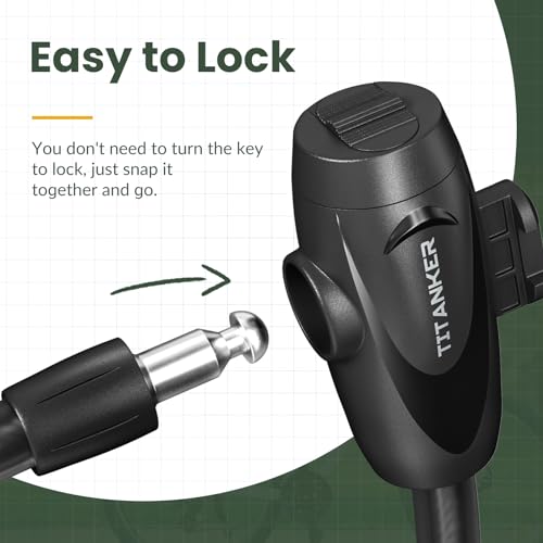 Titanker cable lock side view