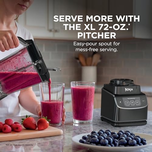 72oz Ninja blender pitcher view