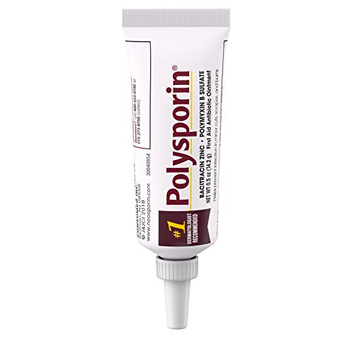 Polysporin ointment in a travel first aid kit