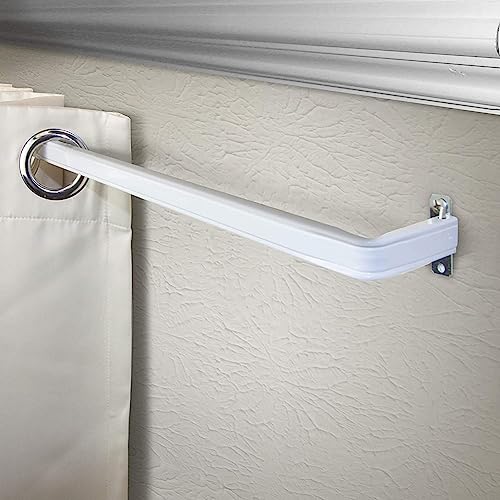Lock-seam curtain rod detail
