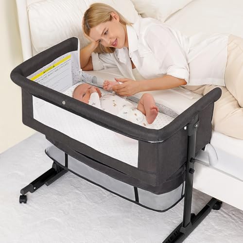 Semphis C968 3-in-1 Baby Bassinet Dark Gray