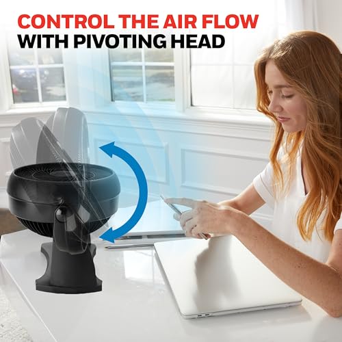Honeywell HT-900 small fan on desk