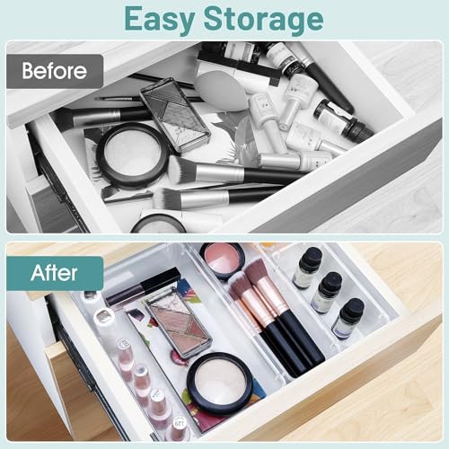 WOWBOX organizers used in a bathroom vanity