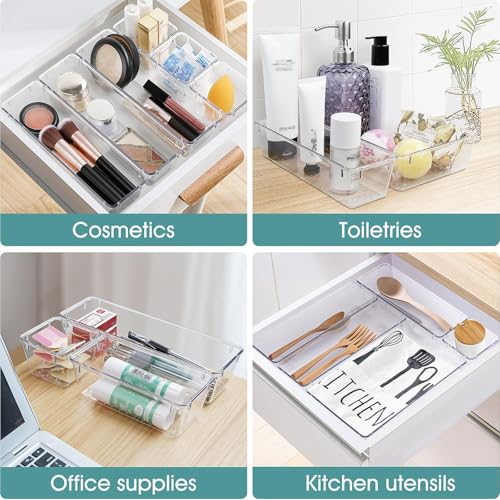 WOWBOX storage bins holding office supplies