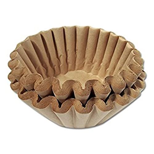 Four pack stack of Melitta 100 count coffee filters
