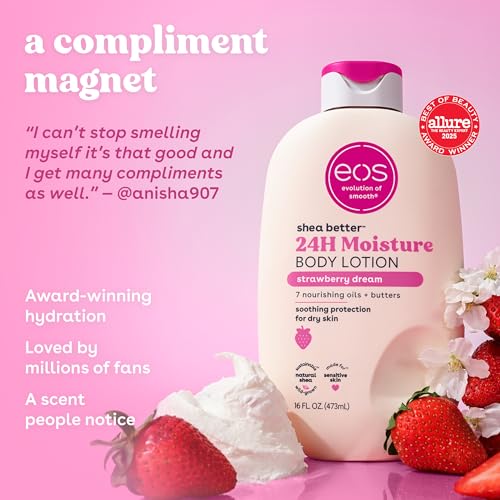 Texture of Strawberry Dream shea butter lotion
