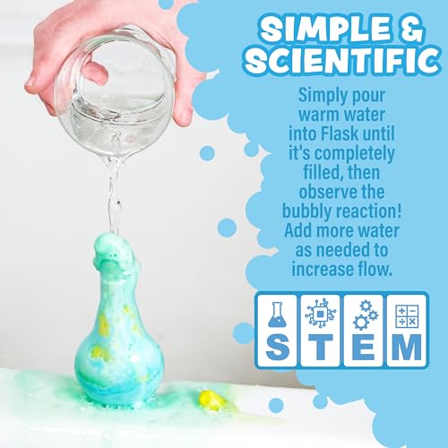 Kids playing with Tub Works Bath Potion bubbles