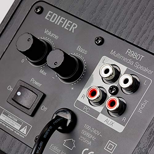 Rear connection panel of Edifier R980T