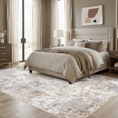 Non-slip TPE backing on UERMEI floor rug