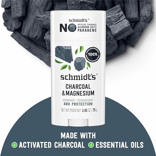 Two Schmidt's deodorant containers side by side