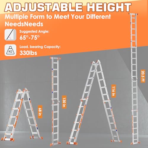 LEVELEVE ladder W-shaped steps