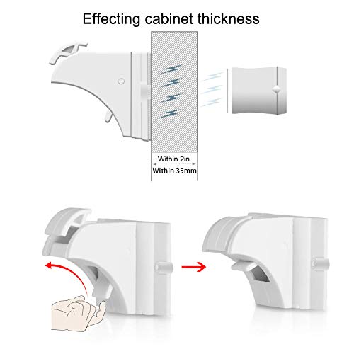 Adhesive lock installation view