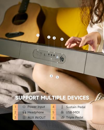 Donner DEP-08 triple pedal and pedal interface