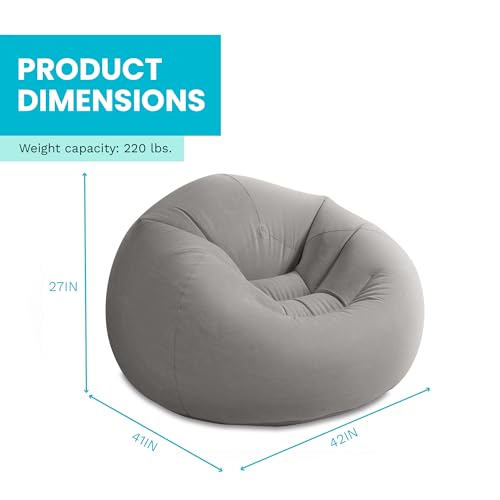 Intex Beanless Bag chair showing fabric texture