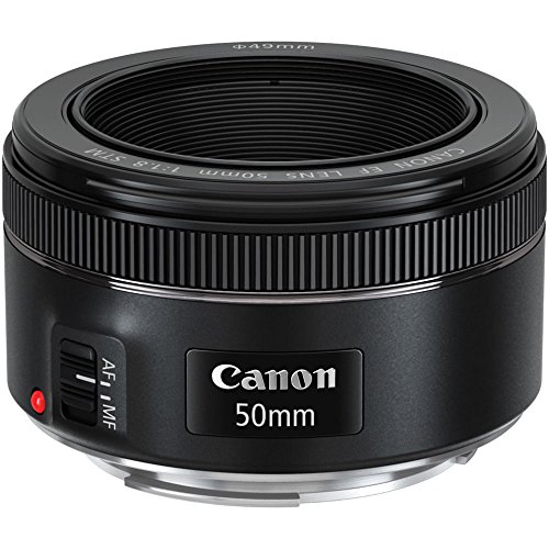 Canon EF 50mm f/1.8 STM with lens cap