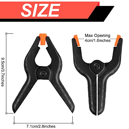 Set of Romeda heavy-duty plastic clips