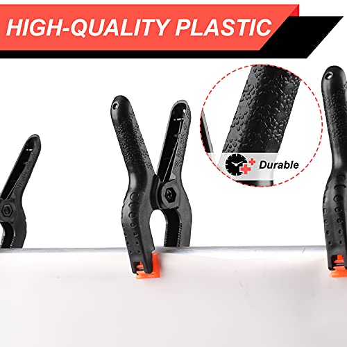 Close up of Romeda spring clamp orange splint