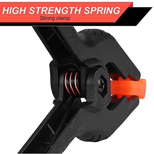 Anti-slip handle detail on Romeda spring clamp