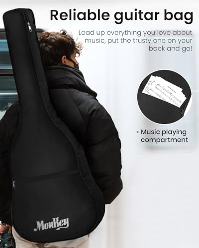 Full Moukey guitar bundle with gig bag