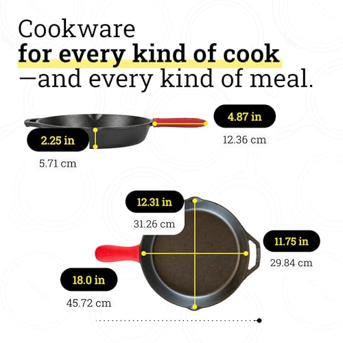 Cooking surface of 12-inch skillet
