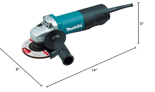 Makita 9557PB wheel guard and flange
