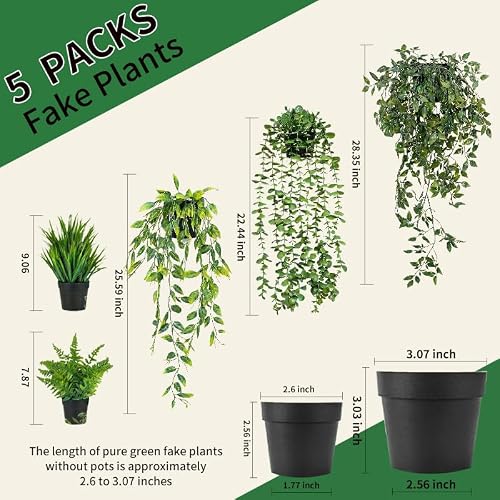 GOEJGSDJ artificial potted fern detail