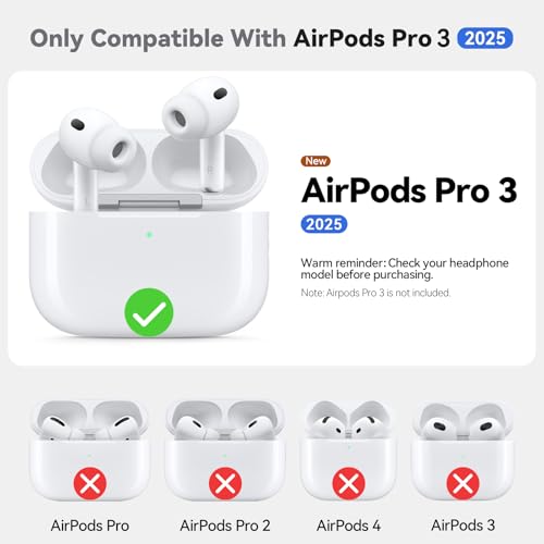 Ljusmicker AirPods Pro 3 Case one-piece design