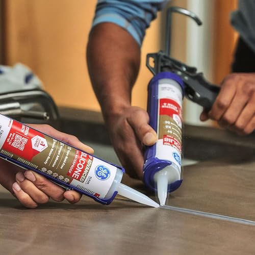 GE bathroom and kitchen caulk