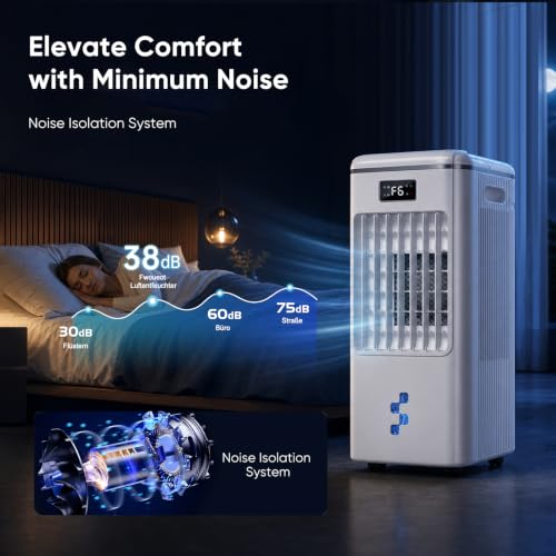 Portable air conditioner with water tank