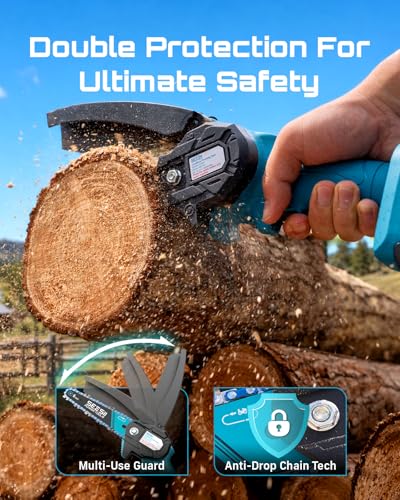 Seesii mini chainsaw full kit contents