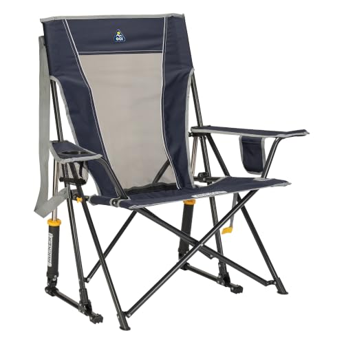 GCI Outdoor Comfort Pro Rocker Indigo Blue side view