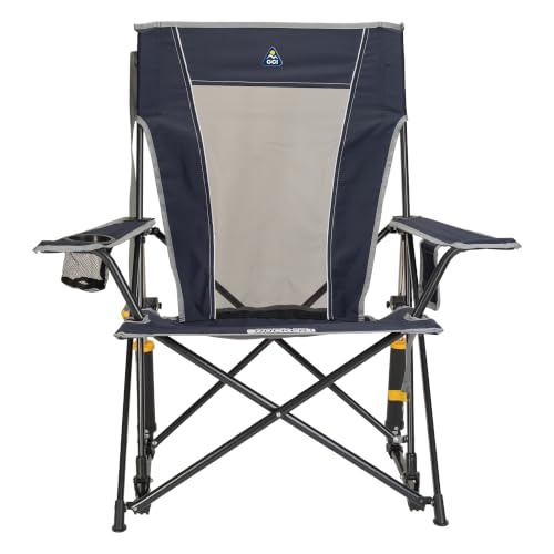 GCI Outdoor Comfort Pro Rocker phone pocket and armrest