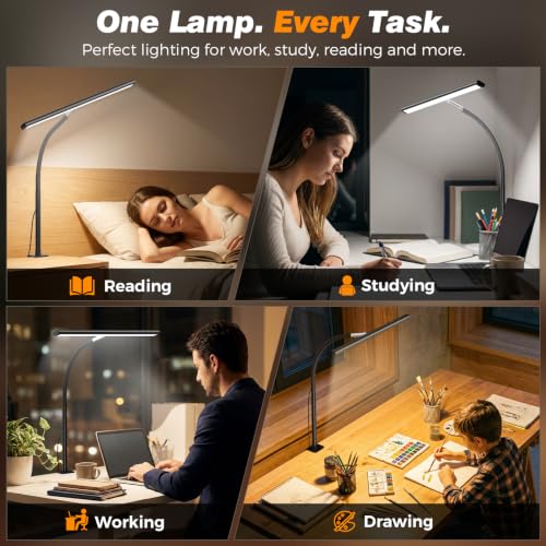 Side profile of Airlonv LED workspace light