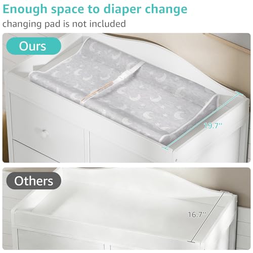 BOLUO dresser fabric drawers and interior view
