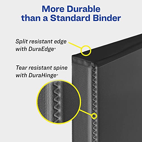 Open 1 inch slant rings on Avery binder