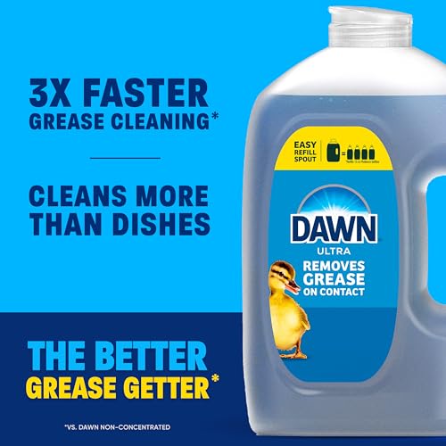 Ergonomic handle design on Dawn cleaning jug