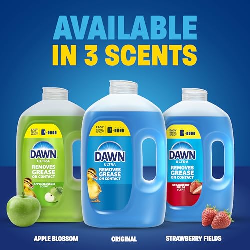 Back label details of Dawn Ultra 51.5oz pack
