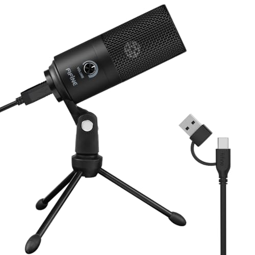 FIFINE K669B USB microphone front view