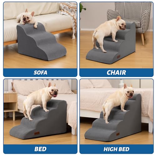 Close up of non-slip fabric on Aodisman pet steps