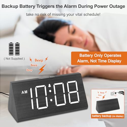 DreamSky clock top view with snooze button